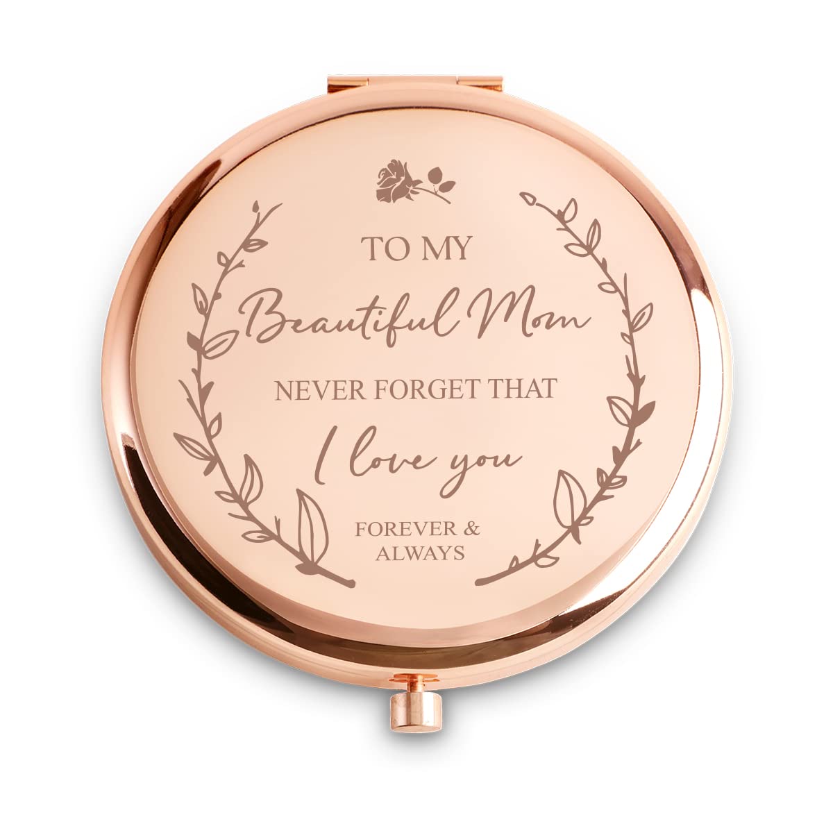 Personalized Compact Mirror for Mom - Engraved 