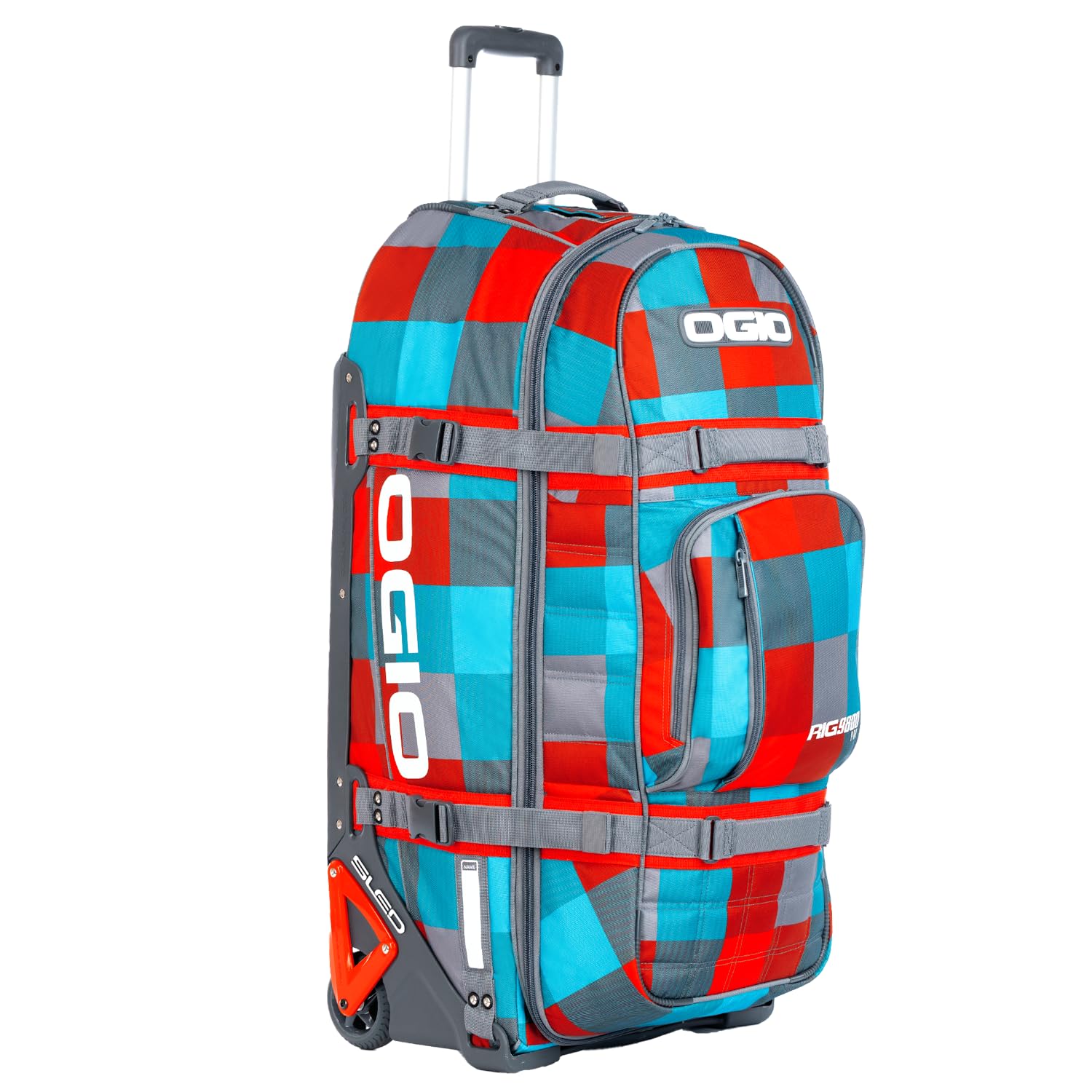 OGIO Rig 9800 Pro Wheeled Gear Bag With Boot Bag LE Blockade Red - Durable Travel Luggage for Golf Clubs, Sports Equipment & Work Tools - Perfect for Air Travel, Gym Storage & Outdoor Adventures