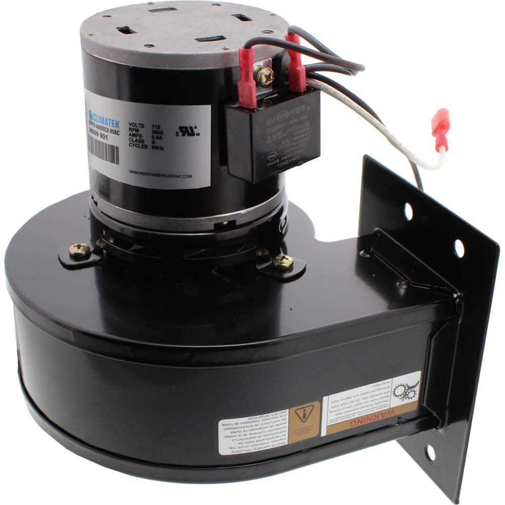 ClimaTek Upgraded Pellet Stove Exhaust Vent Inducer Motor - Compatible with Greenhouse Model 80472 | Efficient Heating Solution for Greenhouses, Workshops & Outdoor Spaces
