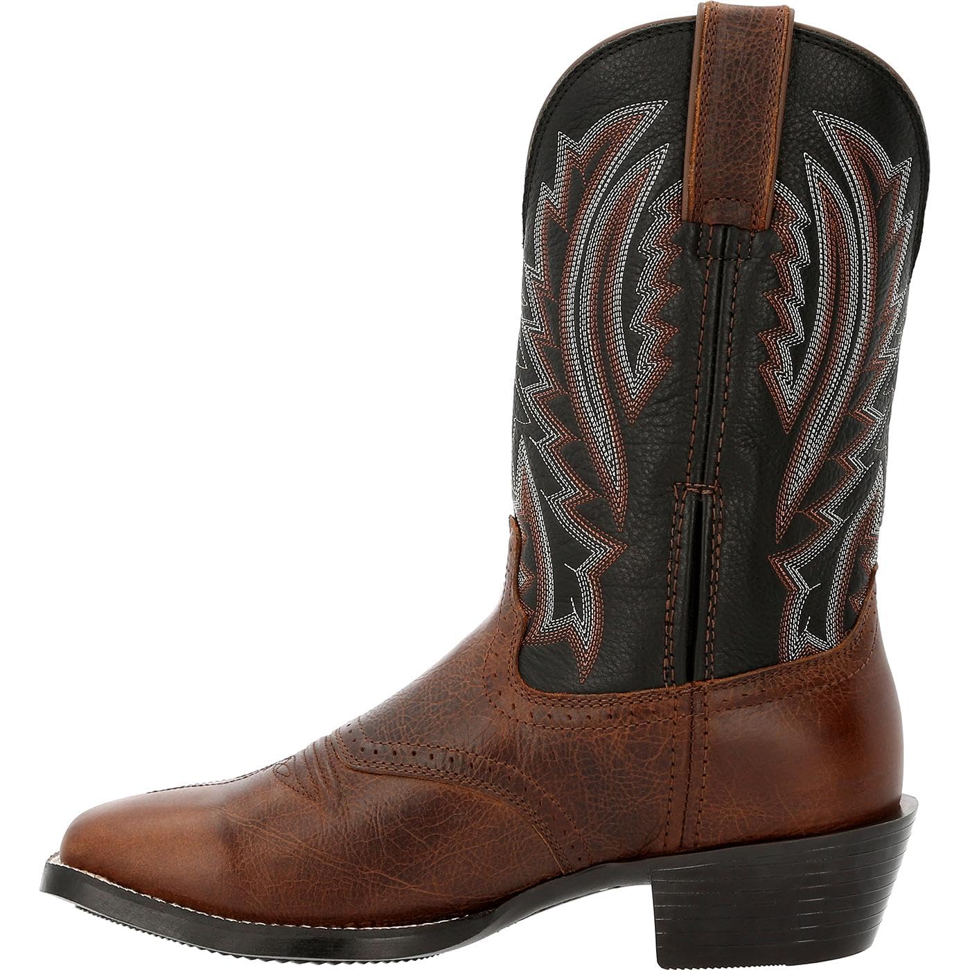 Durango Men's Westward Western Boots - Genuine Leather Cowboy Boots for Men, Comfortable Riding & Work Boots with Durable Sole - Perfect for Rodeo, Ranch Work & Country Fashion