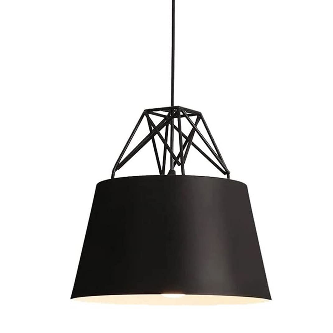 Modern LED Chandelier Ceiling Light - Black E27 Crystal Pendant Lighting Fixture for Living Room, Dining Room, Bedroom & Hallway | Energy Saving Dimmable Art Decor for Home & Office Interior Design