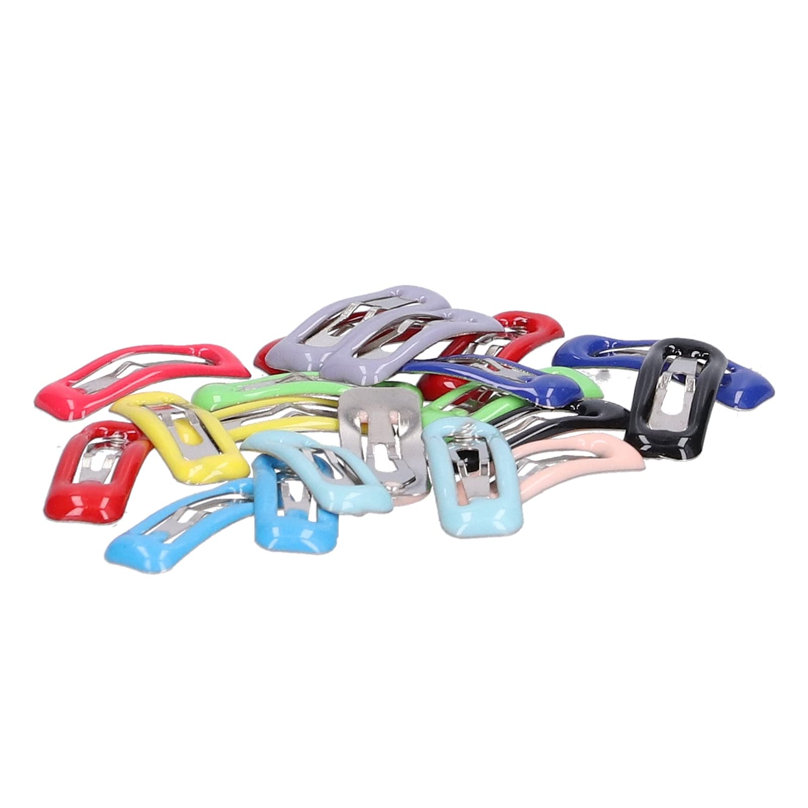 HEEPDD 50-Piece Pet Hair Clips Set - 10 Color Dog & Cat Hair Accessories (2cm/0.8in) for Grooming, Styling & Daily Use - Perfect for Puppies, Kittens & Small Pets