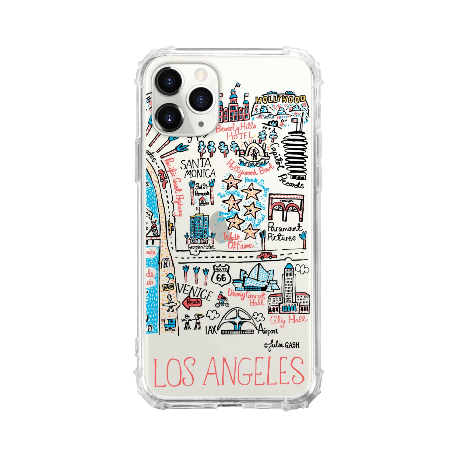 OTM Essentials Los Angeles Cityscape Travel Phone Case - Durable Protective Cover for iPhone & Samsung - Perfect for Travel, Commuting & Everyday Use