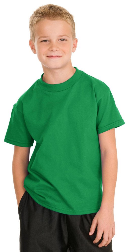 Hanes Authentic Tagless 100% Cotton Kids T-Shirt - Soft & Comfortable for School, Play & Everyday Wear