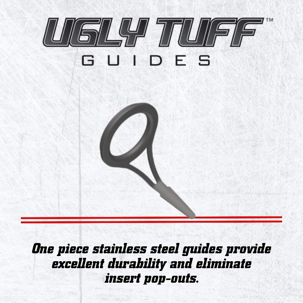 Shakespeare Ugly Stik GX2 Spinning Fishing Rod - Durable Multi-Species Rod for Bass, Trout, Walleye & Saltwater Fish - Perfect for Shore, Boat & Kayak Fishing - Great for Freshwater & Saltwater Anglers