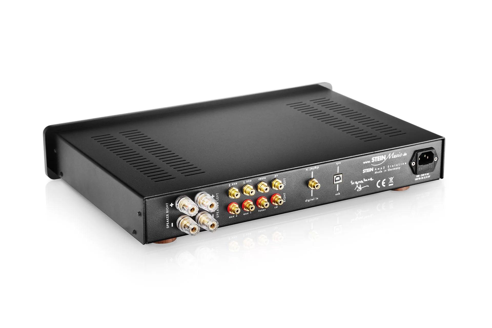 Stein Music Stateline Amp 2 - High-End Stereo Power Amplifier for Audiophiles | Perfect for Home Theater & Hi-Fi Audio Systems