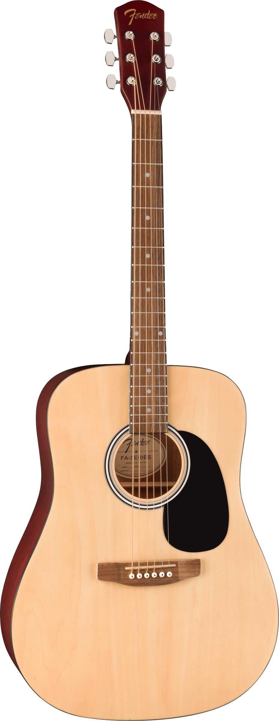 Fender Dreadnought Acoustic Guitar Natural - Full Starter Bundle with Gig Bag, Strap, Strings, Picks & Instructional Video | Perfect for Beginners, Campfire Jams & Home Recording Studios