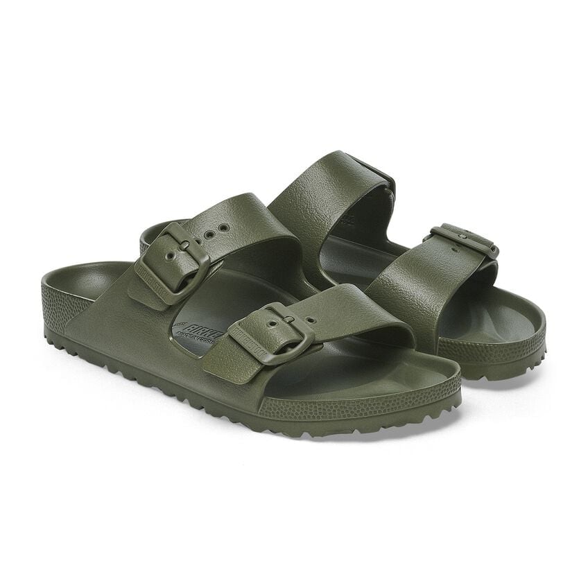 Birkenstock Arizona EVA Sandals in Khaki - Comfortable & Lightweight for Beach, Pool & Summer Walking