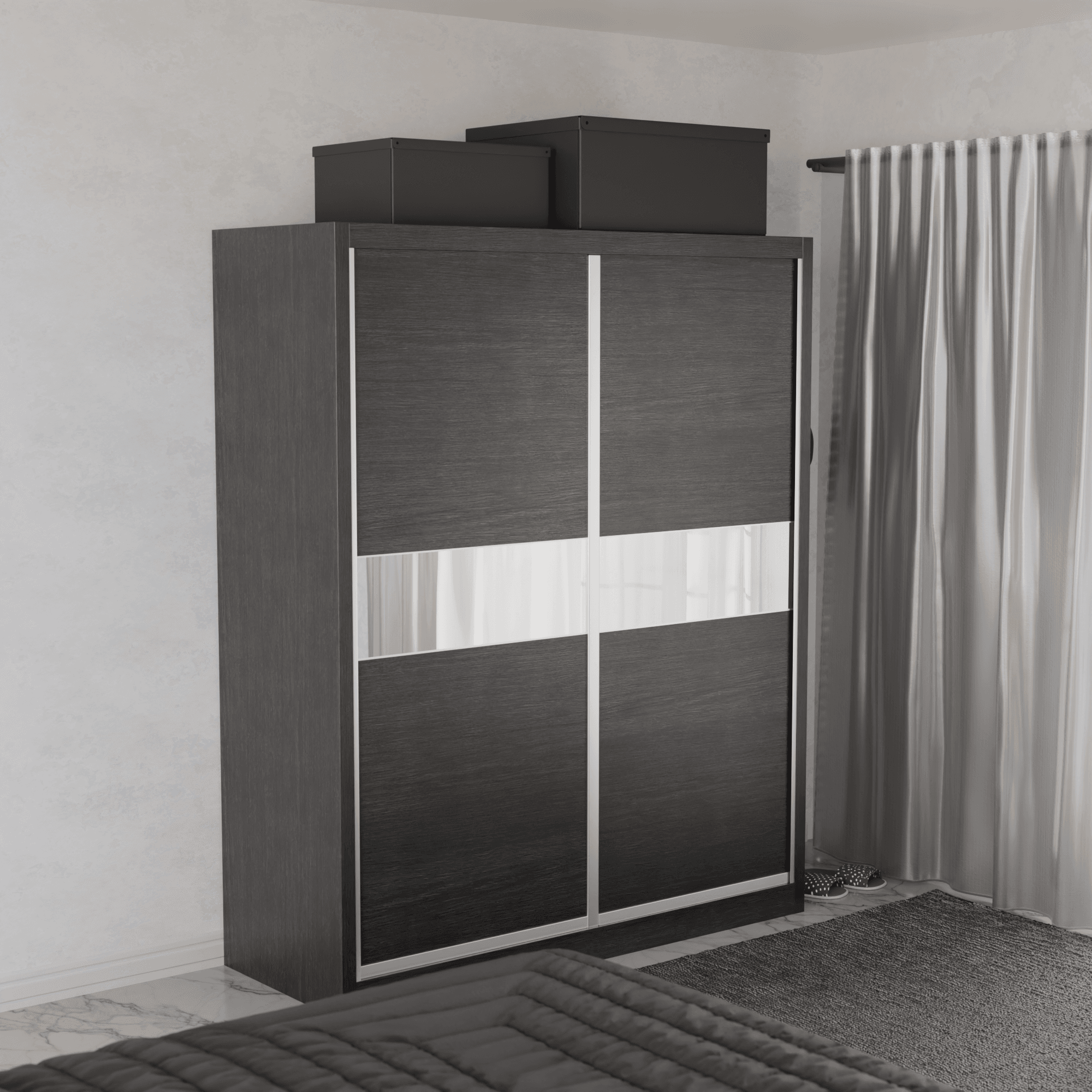 Modolva W01 Modular Wardrobe - Customizable Closet System for Bedroom & Closet Organization - Perfect for Small Spaces & Home Storage Solutions