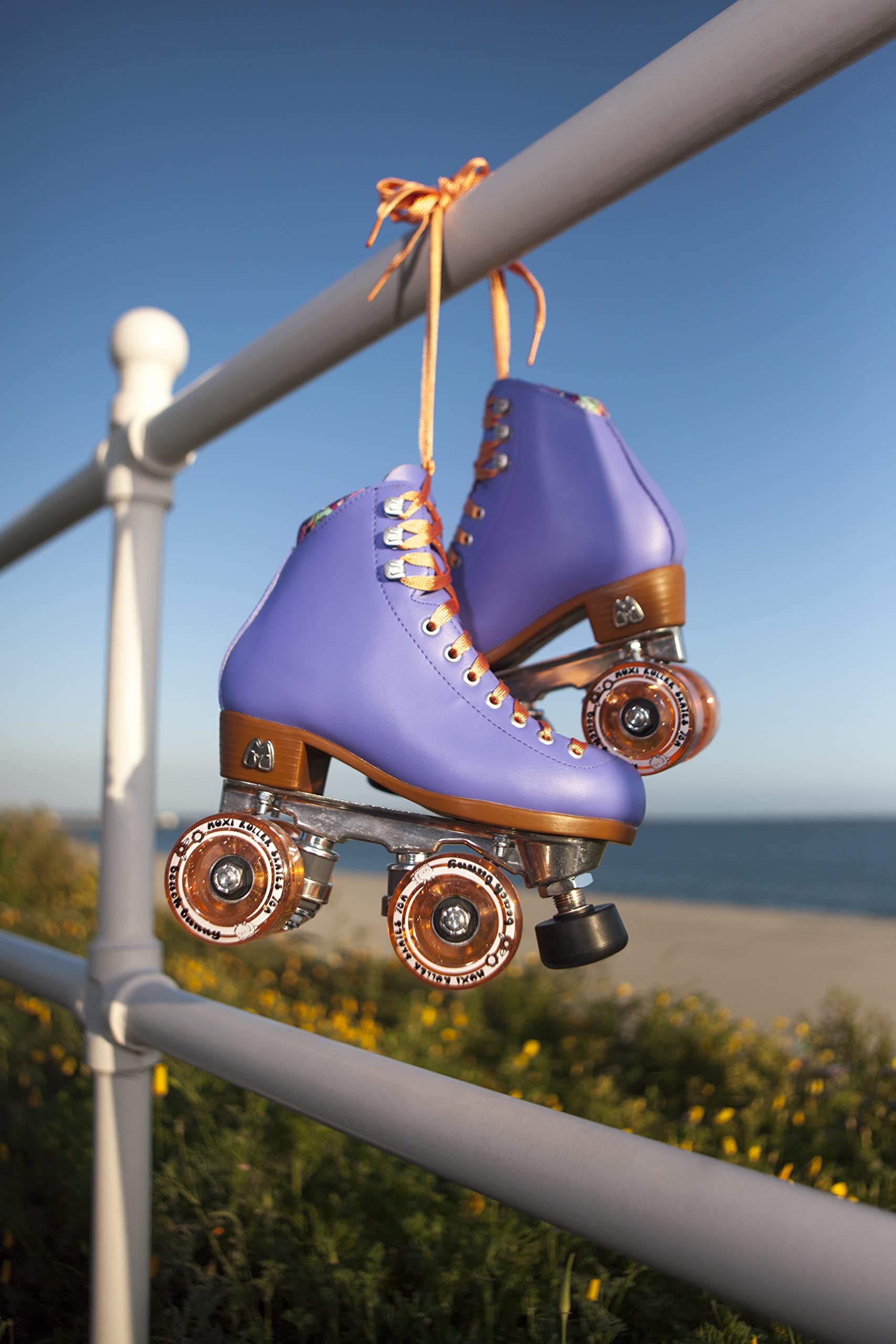 Moxi Beach Bunny Roller Skates for Women - Stylish Quad Skates with Comfortable Padding & Outdoor Wheels | Perfect for Outdoor Skating, Roller Derby & Rink Fun