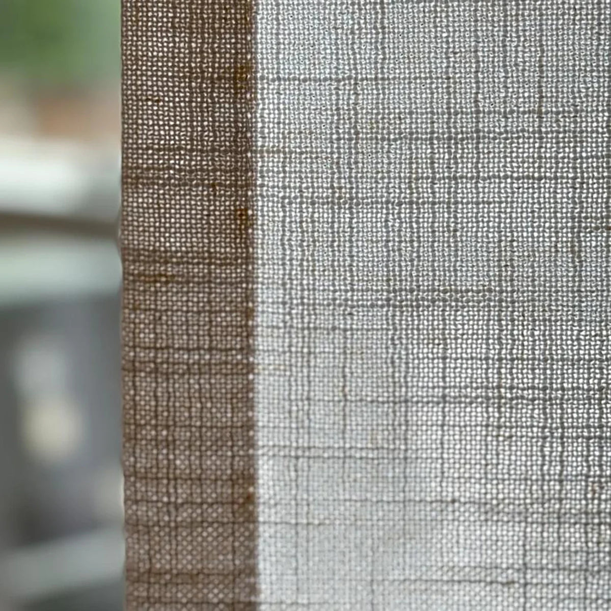 Pinch Pleated Blackout Curtains - 100% Linen Custom Drapes in Grey & Beige | Modern Thermal Insulated Window Treatments for Living Room & Bedroom