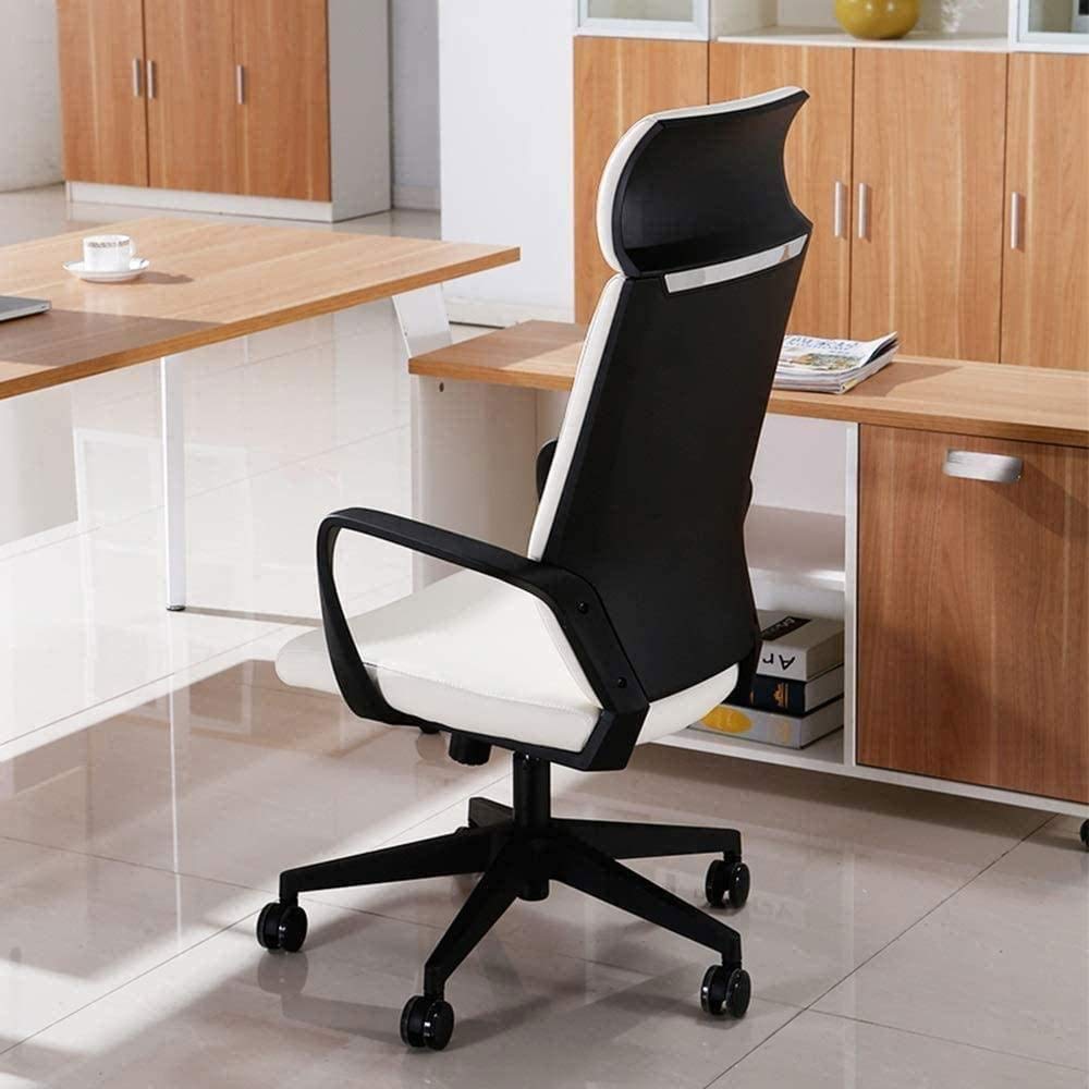 Premium High Back Executive Office Chair - Ergonomic Swivel Desk Chair with Adjustable Height & 360° Rotation - Perfect for Home Office, Gaming, and Conference Rooms (Color: Black)