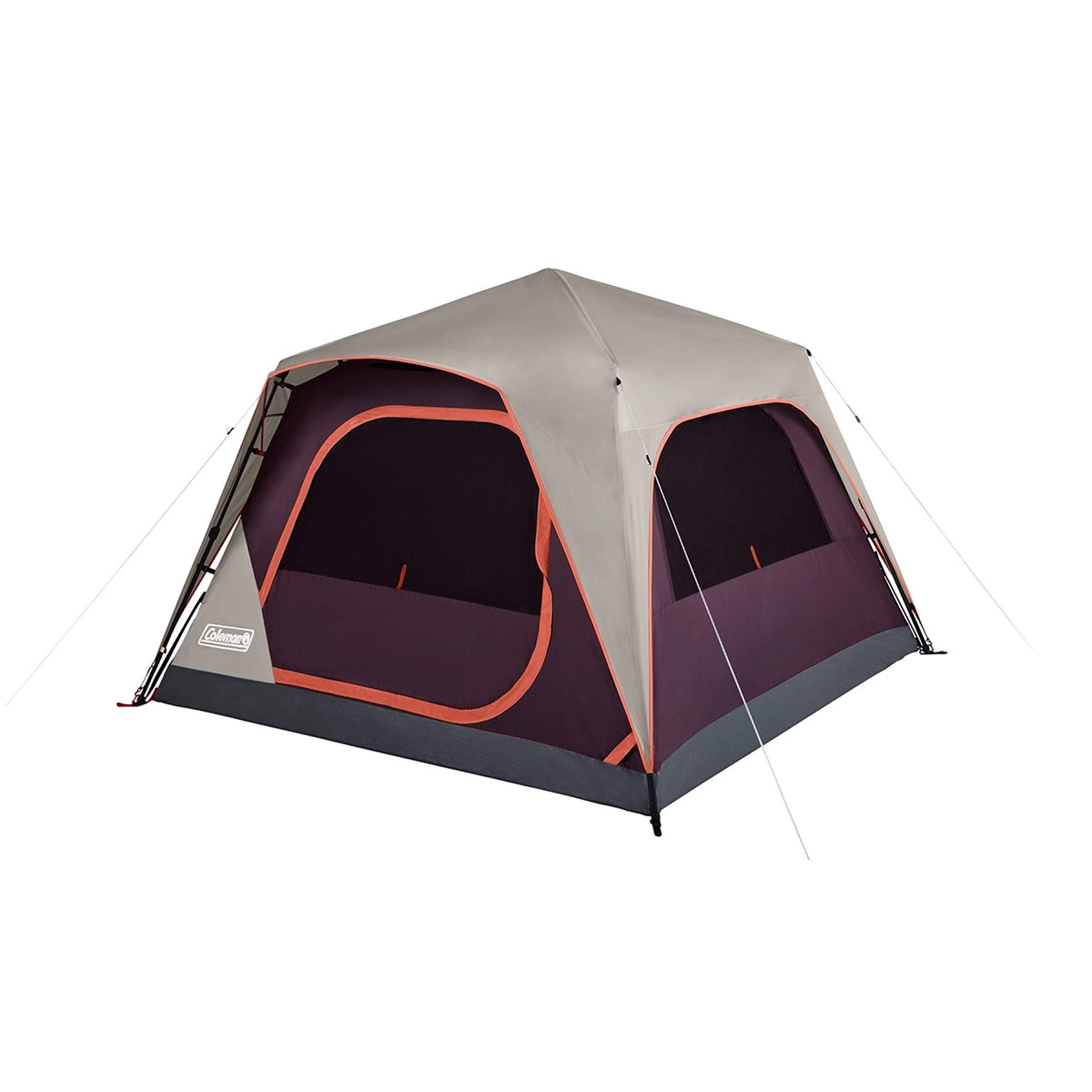 Coleman Skylodge Instant Setup Camping Tent - 4/6/8/10/12 Person Weatherproof Family Tent with Pre-Attached Poles, Convertible Screen Room & Room Divider - Sets Up in 1 Minute - Perfect for Family Camping, Outdoor Adventures & Backyard Sleepovers