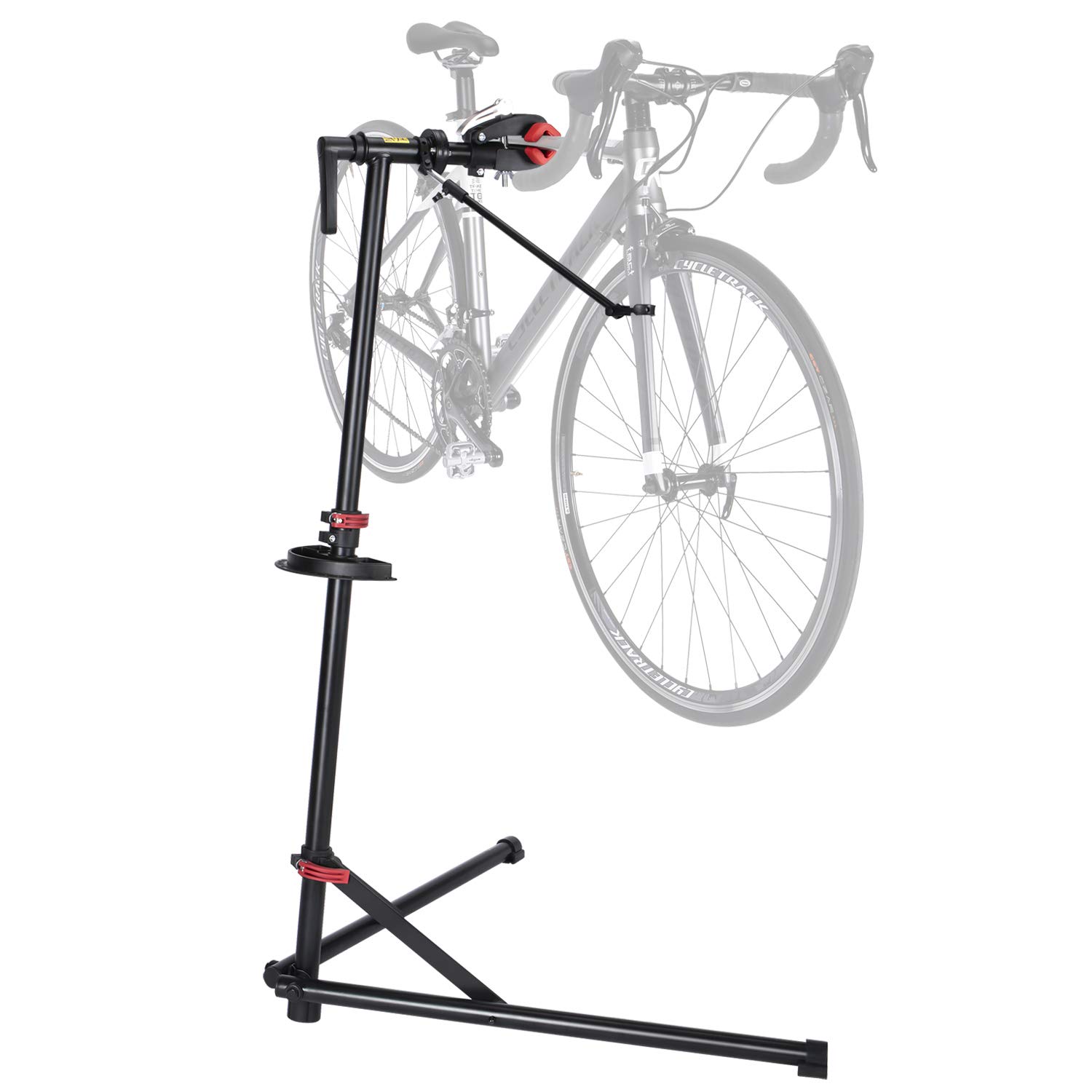 CXWXC Bike Repair Stand - Professional Bicycle Maintenance Workstand for Mountain & Road Bikes - Home & Shop Mechanic Tool - Perfect for DIY Repairs, Tune-ups & Cleaning