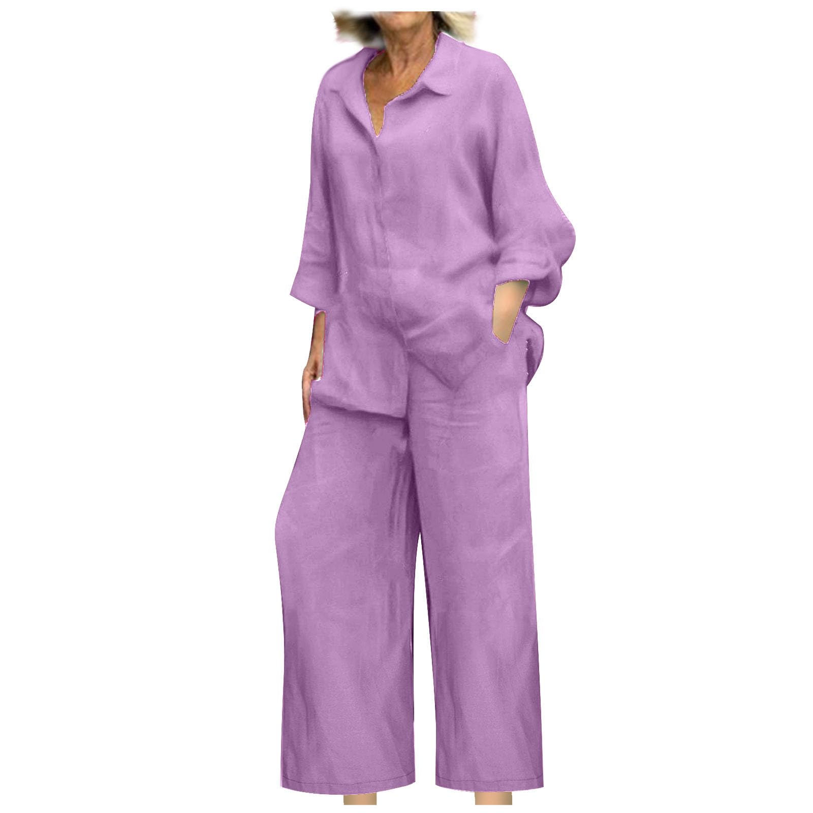 Women's 2-Piece Knit Lounge Set - Cozy Sweater & Jogger Pants Outfit for Fall | Plus Size Blue Knitted Dress Set | Holiday Attire & Casual Wear