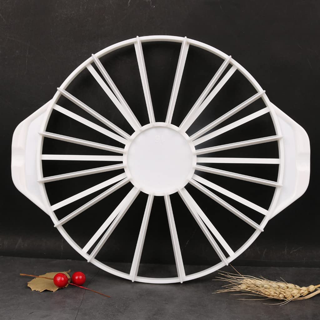 14/16 Piece Cake Divider Slicer - Round Equal Portion Marker Baking Tool for Perfect Cake Cutting - Ideal for Birthday Cakes, Wedding Cakes & Dessert Presentation