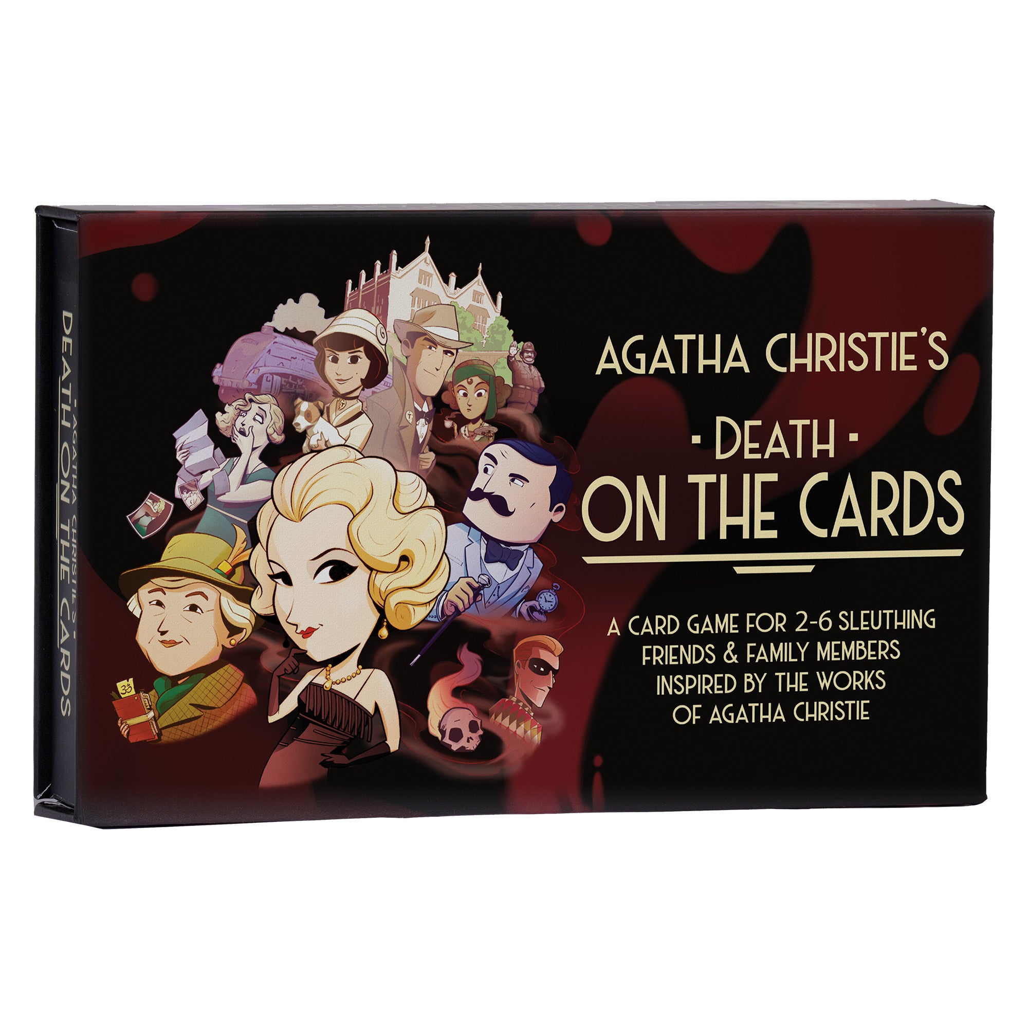 Agatha Christie: Death on the Cards - Classic Mystery Card Game | Perfect for Game Nights & Detective Theme Parties