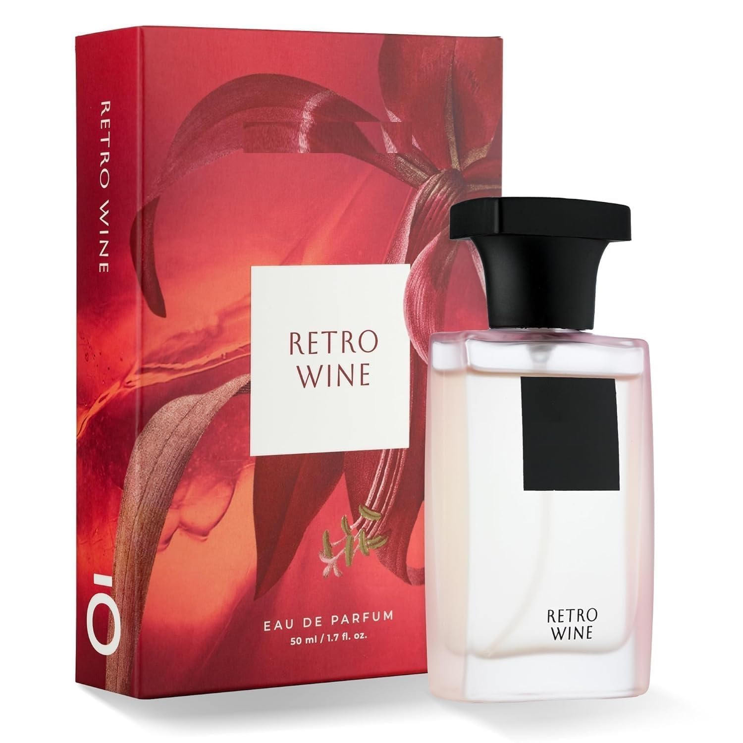 Retro Wine Premium Perfume for Women - 50ml Floral Fruity Fragrance, Long Lasting Eau De Parfum - Perfect for Date Night, Evening Events & Special Occasions