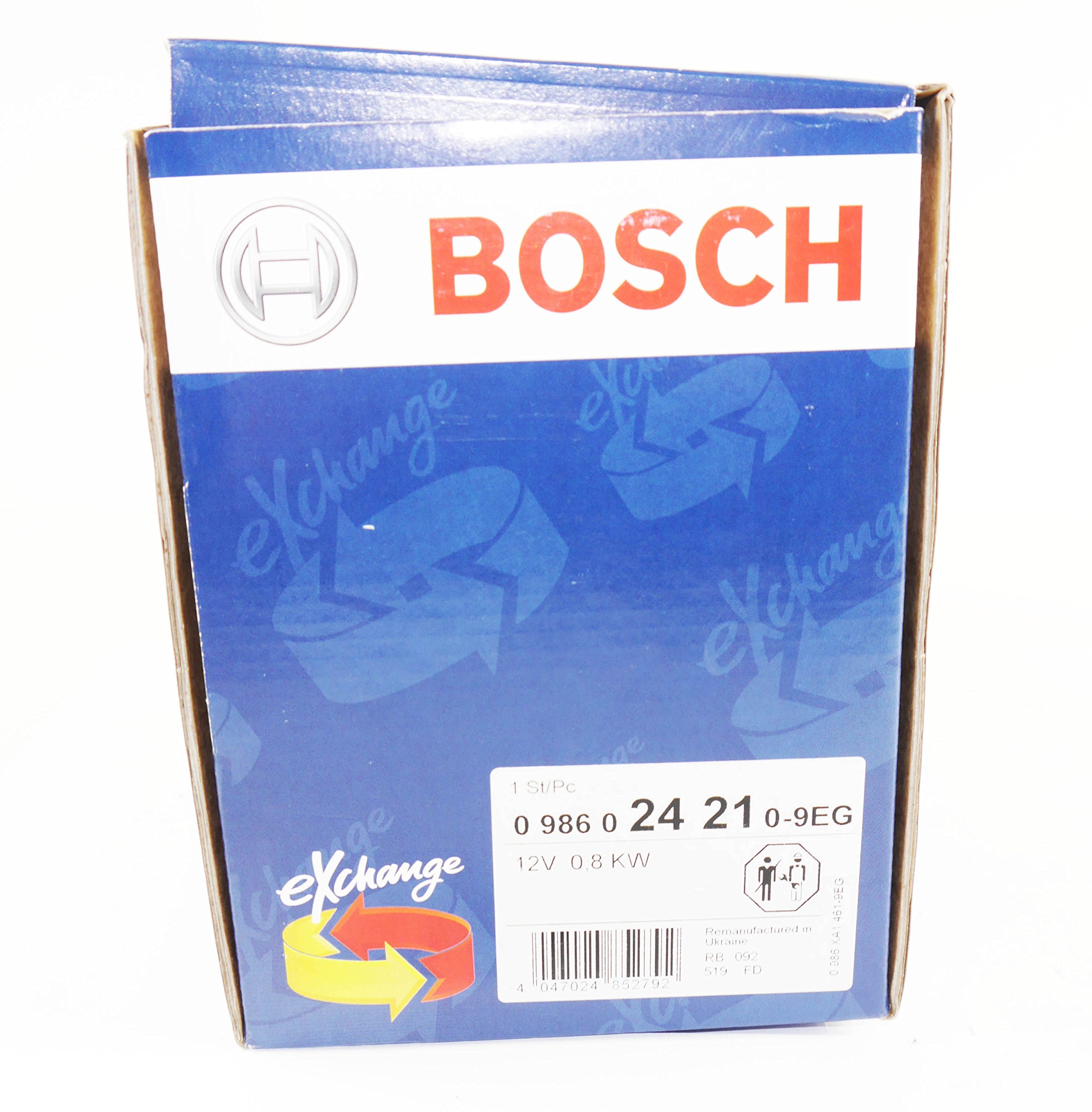 Bosch 0986024210 Starter Motor - High Performance Replacement for Cars & Trucks | Reliable Engine Starting in All Weather Conditions