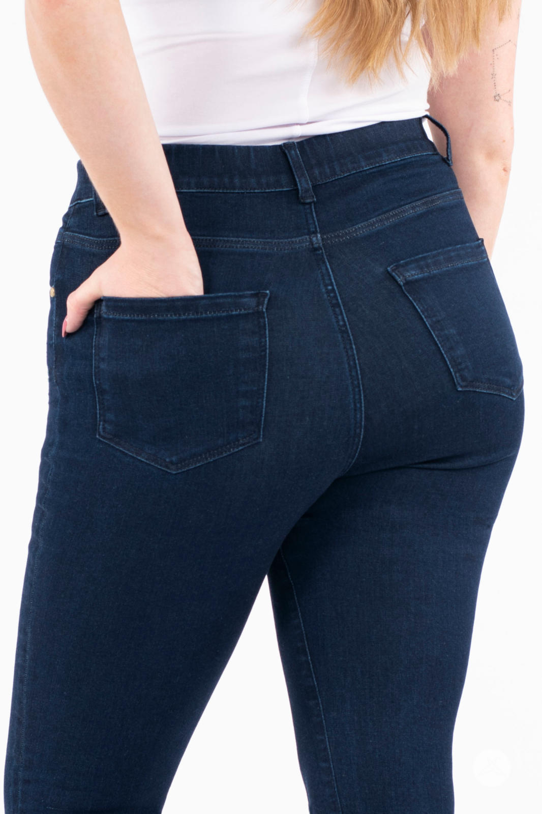 Anytime Jeggings for Women - Stretchy Comfortable Indigo Denim Leggings - Perfect for Work, Yoga & Casual Wear