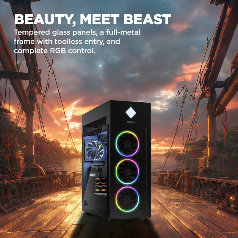 OMEN 45L Gaming Desktop PC - High Performance Intel Core i7, NVIDIA RTX 3080, 32GB RAM, 1TB SSD - Perfect for 4K Gaming, Streaming & VR Experiences