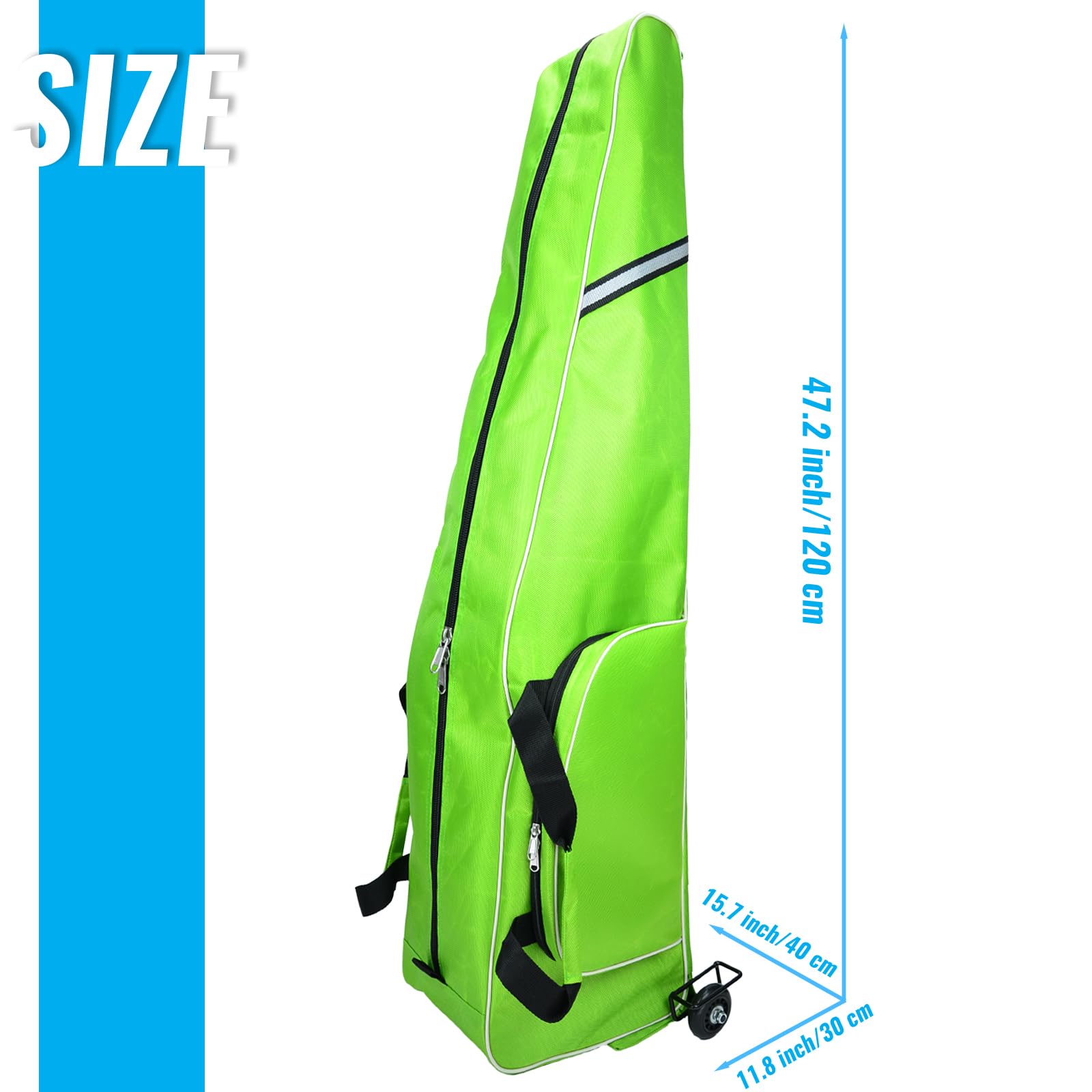 Best Rolling Fencing Bag with Wheels & Draw-bar - Durable Fencing Gear Carrier with Integrated Plate - Perfect for Tournaments & Practice Sessions