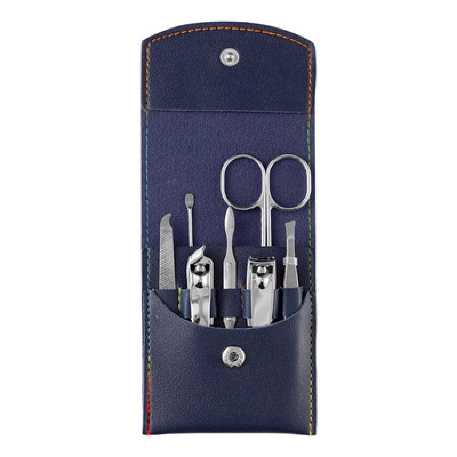 7-Piece Nail Clipper Set - Professional Stainless Steel Nail Trimmer, Cuticle Scissors & Pedicure Tools for Home & Travel | Portable Manicure Kit with Nail File & Hygiene Accessories | Perfect for Daily Grooming, Salon Use & On-the-Go Nail Care