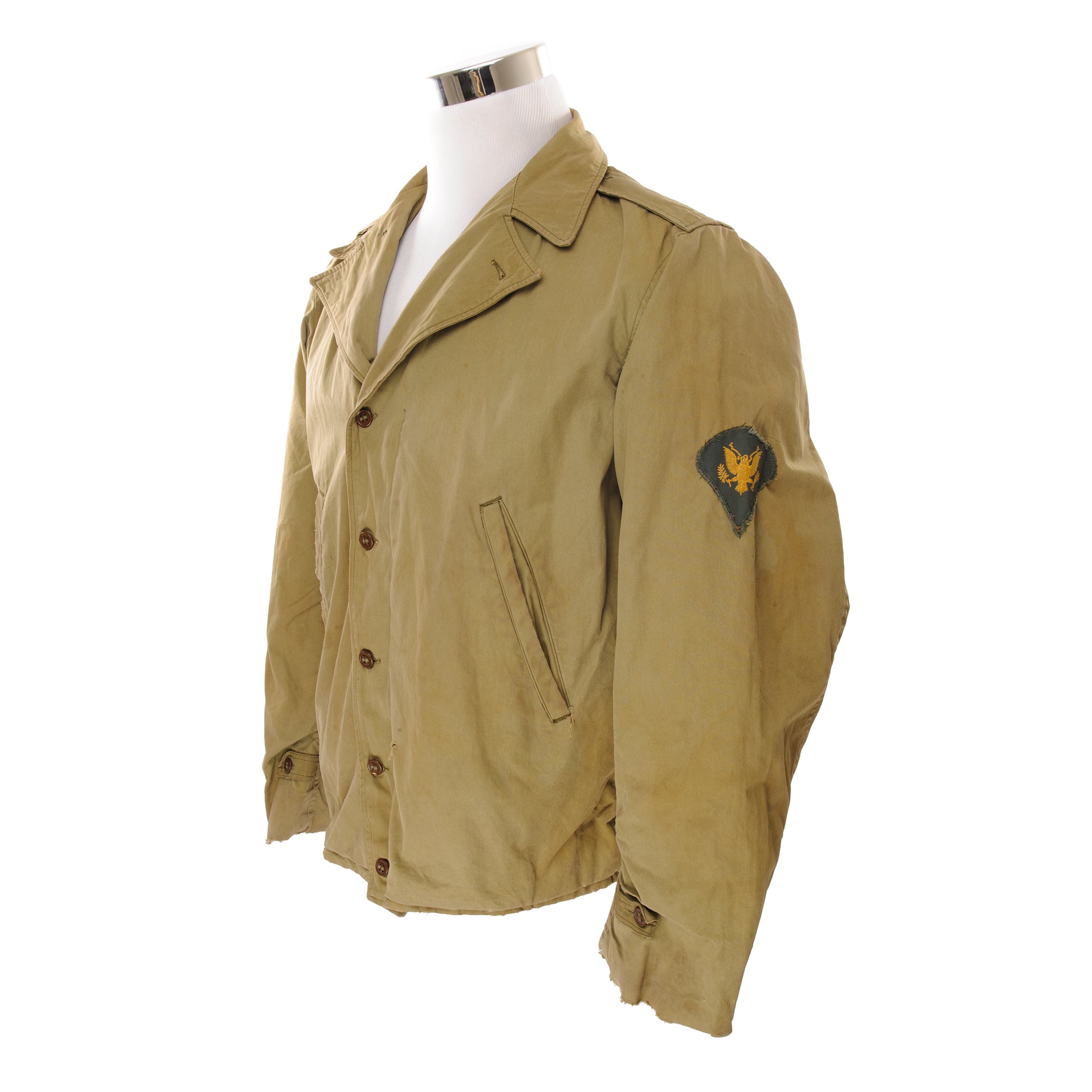 Vintage US Army M-1941 Field Jacket - WW2 Military Surplus Size 38L - Authentic WWII Era Outerwear for Collectors & Reenactors - Perfect for Historical Events, Outdoor Adventures & Military Fashion
