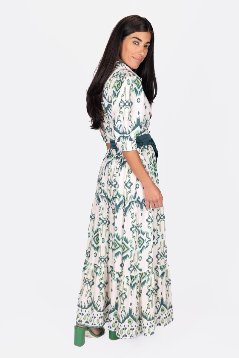 Stylish MARIE DRESS in Green - Women's Fashion Dress for Casual Outings, Parties & Special Occasions