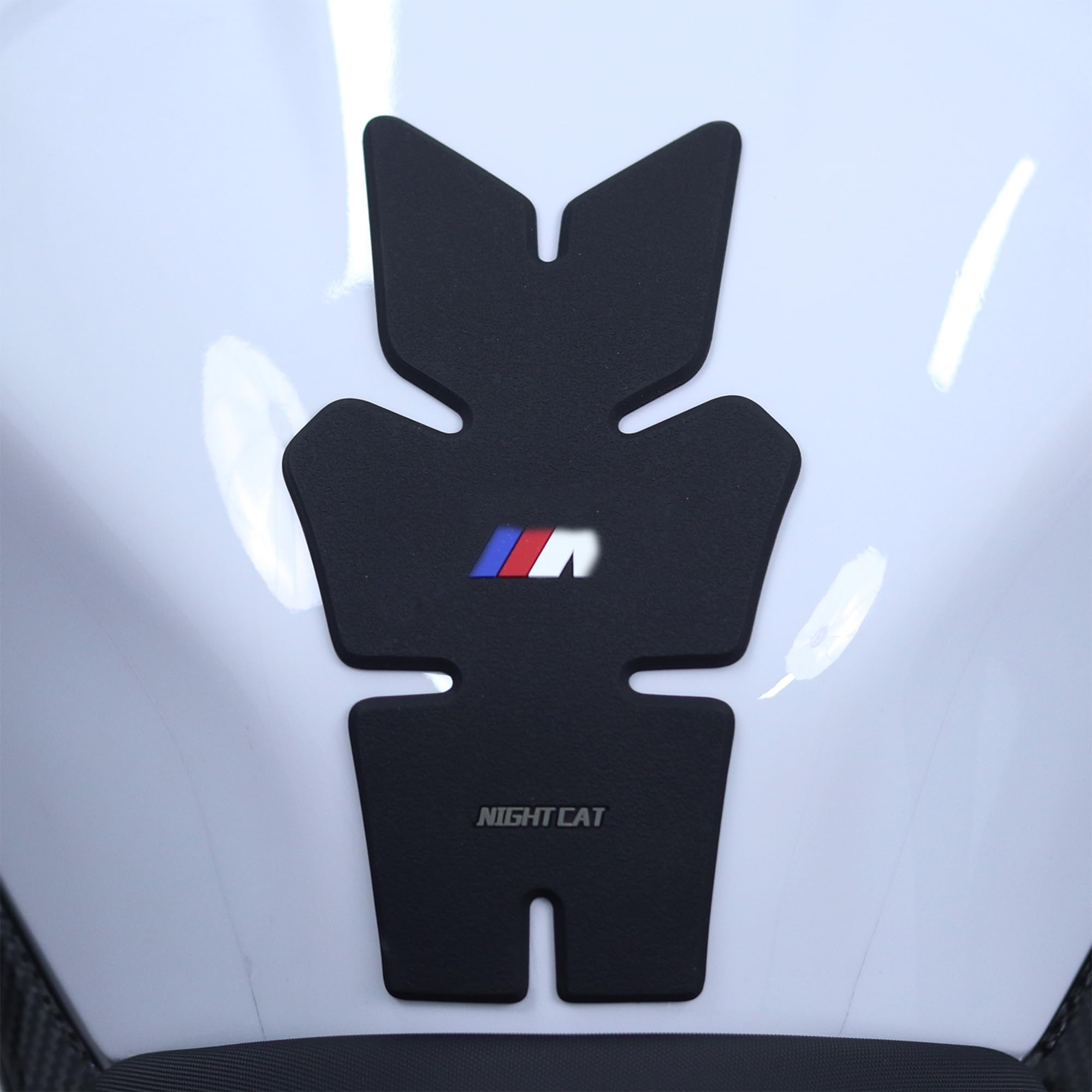 NIGHT CAT Motorcycle Tank Pad - Compatible with 2019+ BMW S1000R & S1000RR - Non-Slip Fuel Tank Protector with Decorative Design - Perfect for Road Trips & Daily Commuting