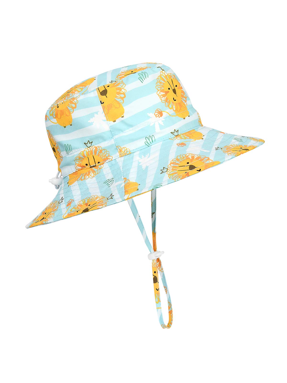 UPF 50+ Baby Sun Hat with Wide Brim - Toddler Bucket Hat for Boys & Girls - UV Protective Summer Beach Hat for Outdoor Play, Swimming & Park Adventures