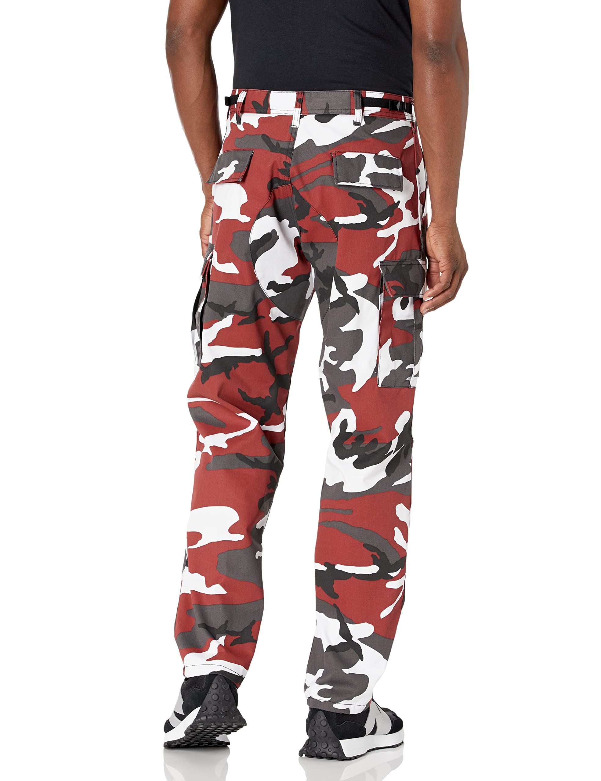 Men's Casual Camouflage Cargo Pants - Army Military BDU Tactical Pants for Outdoor Hiking, Camping & Workwear