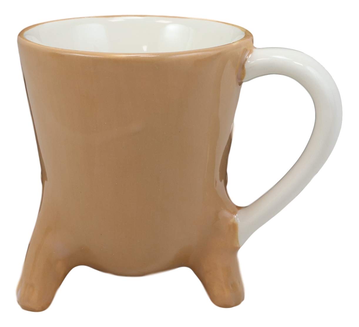 Ebros Whimsical Acrobatic Dog Ceramic Coffee Mug 11oz - Funny Chocolate Dog Design Collectible Cup for Coffee, Tea & Hot Drinks - Perfect for Home Decor, Kitchen Accessories & Party Hosting Gifts