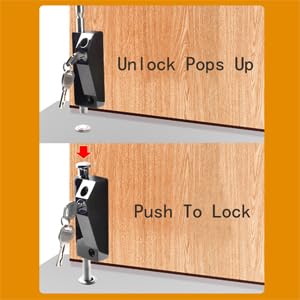 MY MIRONEY Sliding Door Lock - High Security Auxiliary Lock for Windows & Glass Patio Doors (Yale Keyway Compatible) - Perfect for Home, Office & Apartment Safety