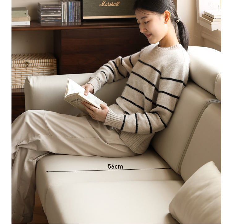 Luxury Oak Solid Wood Modern Fabric Sofa - Elegant Living Room Furniture for Home & Office Comfort