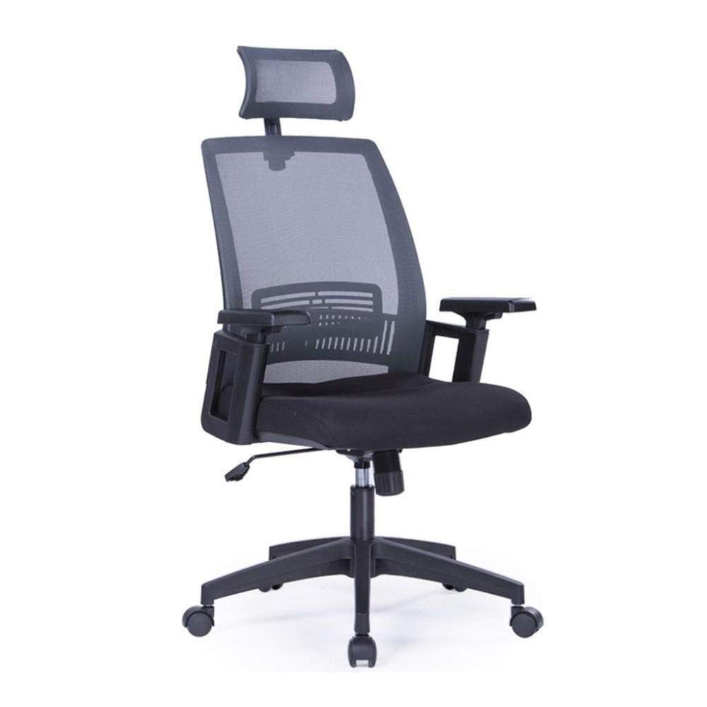 Ergonomic Swivel Computer Chair with Breathable Mesh Back - Durable, Easy to Clean Office Chair for Home & Work (Gray) - Perfect for Long Hours of Studying, Gaming, and Remote Work