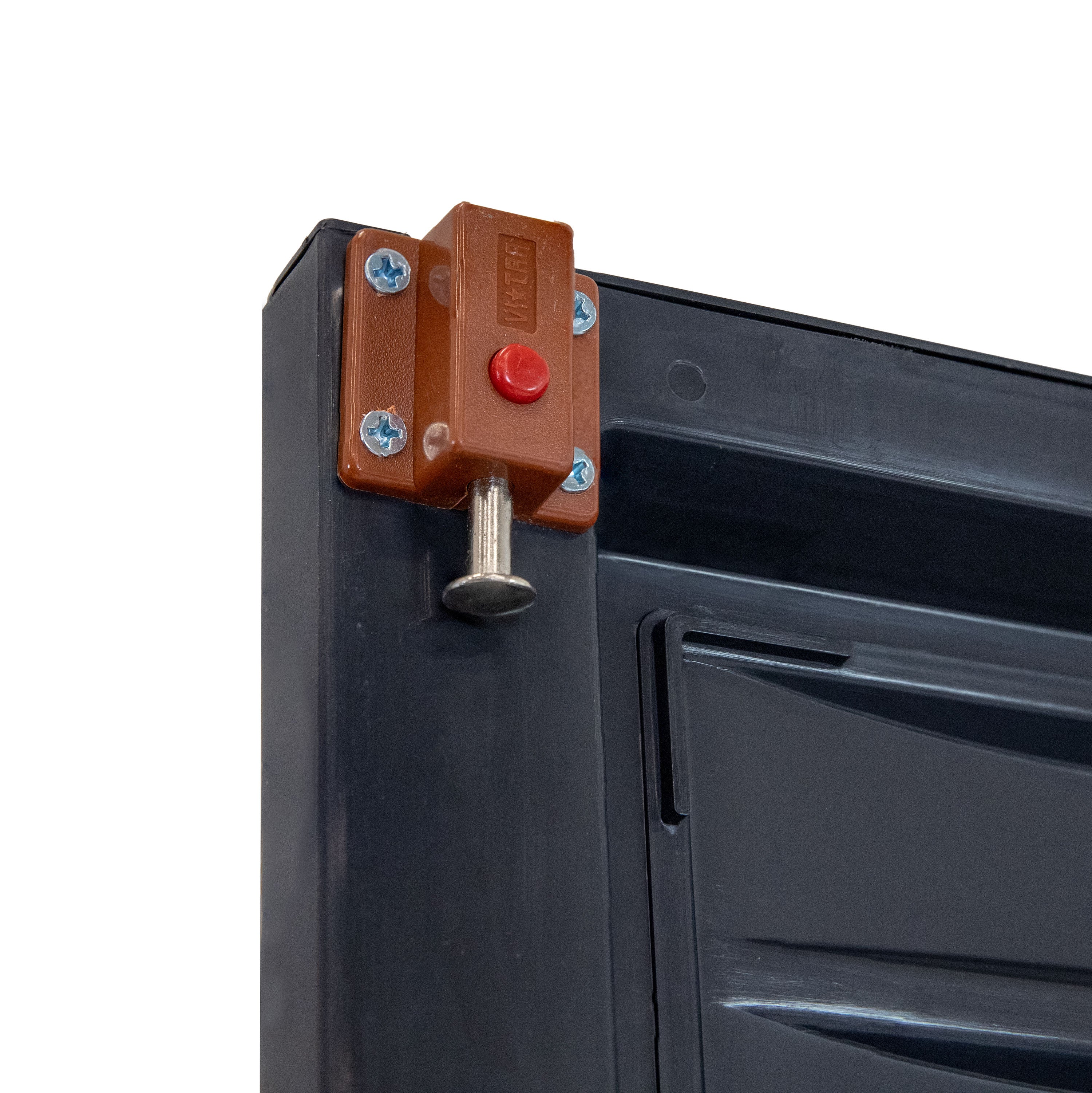 Sunnydaze 4-Shelf Plastic Lockable Storage Cabinet - 72 Inch Heavy Duty Utility Organizer for Garage, Shed, or Outdoor Storage | Weather-Resistant & Secure Shelving Unit