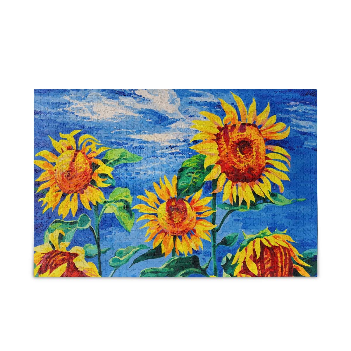 Sunflower Leisure Creative 500-Piece Jigsaw Puzzles for Adults - Perfect Gift for Relaxation, Family Bonding & Home Decor