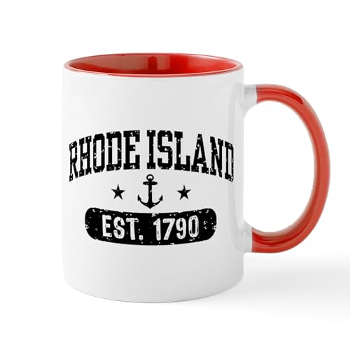 White/Red Inside - Rhode Island Mug