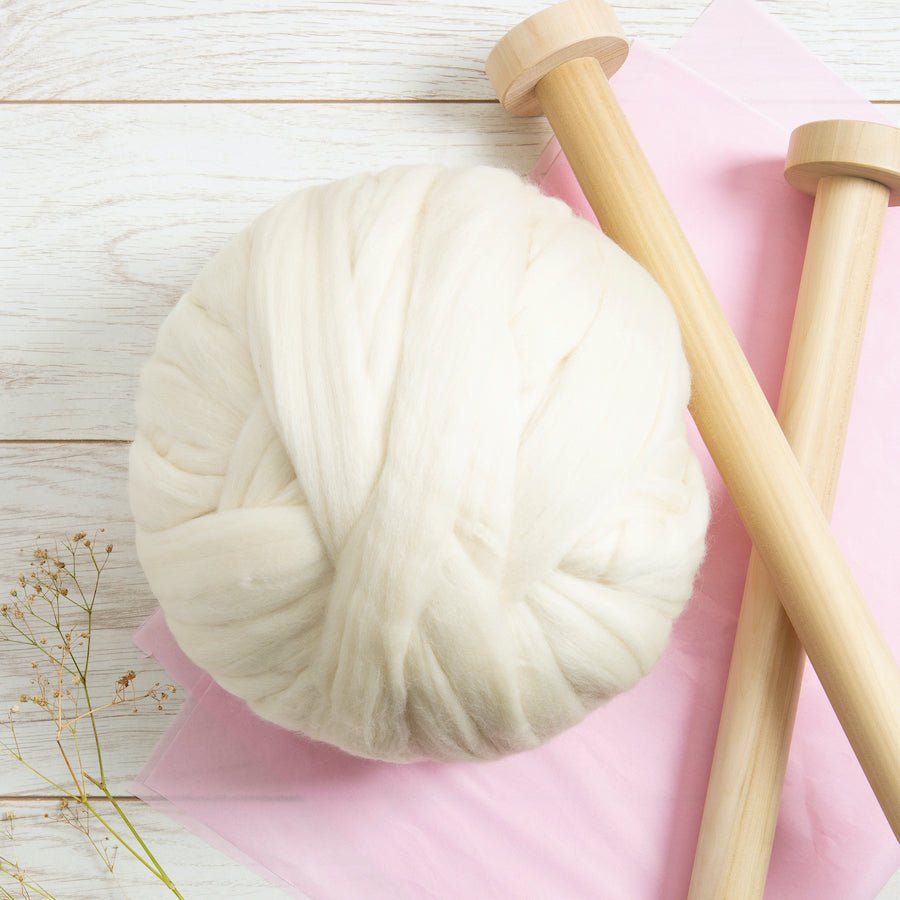 100% Pure Merino Wool Yarn for Knitting & Crocheting - Soft, Durable & Warm - Perfect for Scarves, Sweaters & Winter Accessories