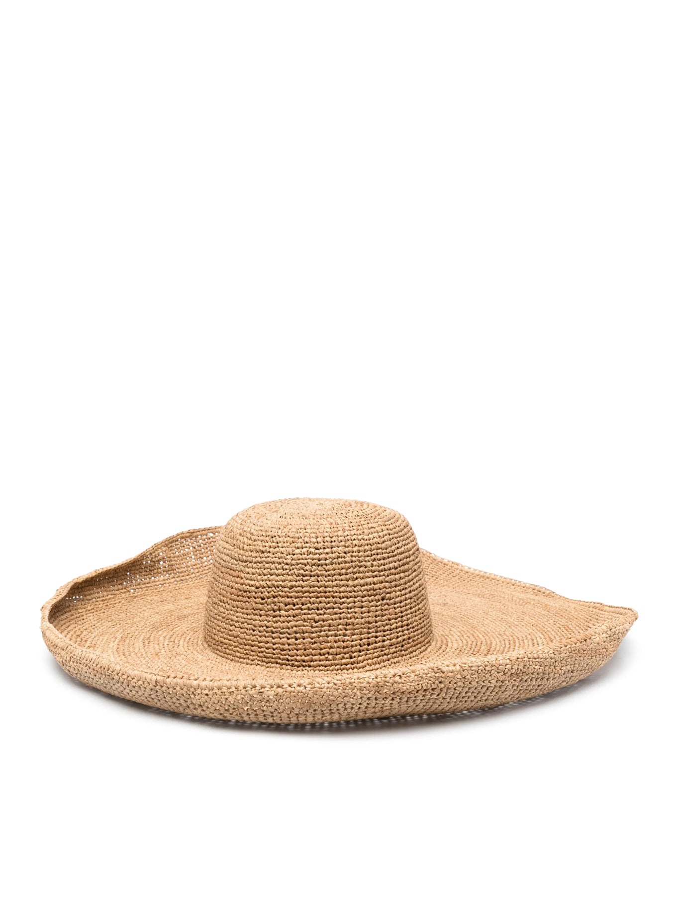 IZY WIDE RAFFIA SUN HAT - Women's Summer Beach Hat with UPF 50+ Protection, Wide Brim Straw Hat for Outdoor, Travel, and Vacation