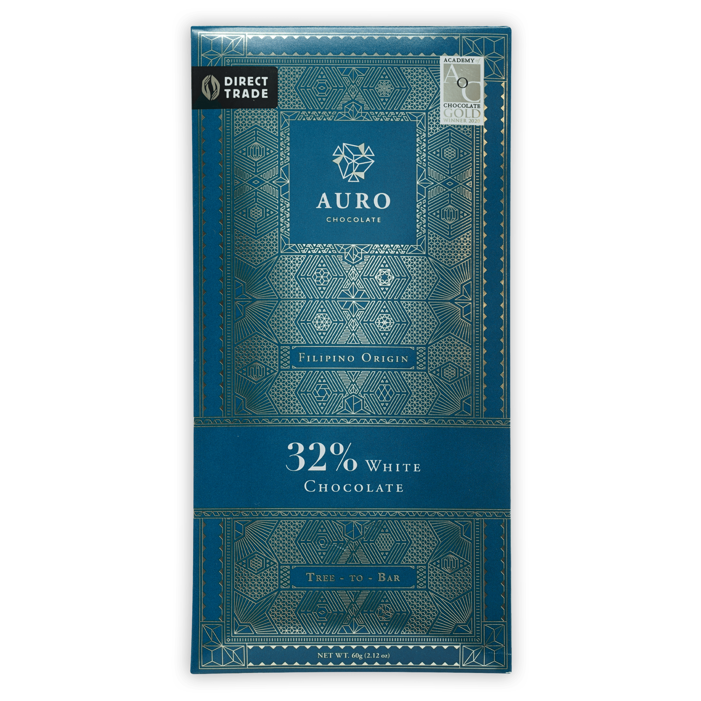 Premium Auro 32% White Chocolate Bar - Delicious Creamy Sweet Treat for Baking, Gifting & Desserts