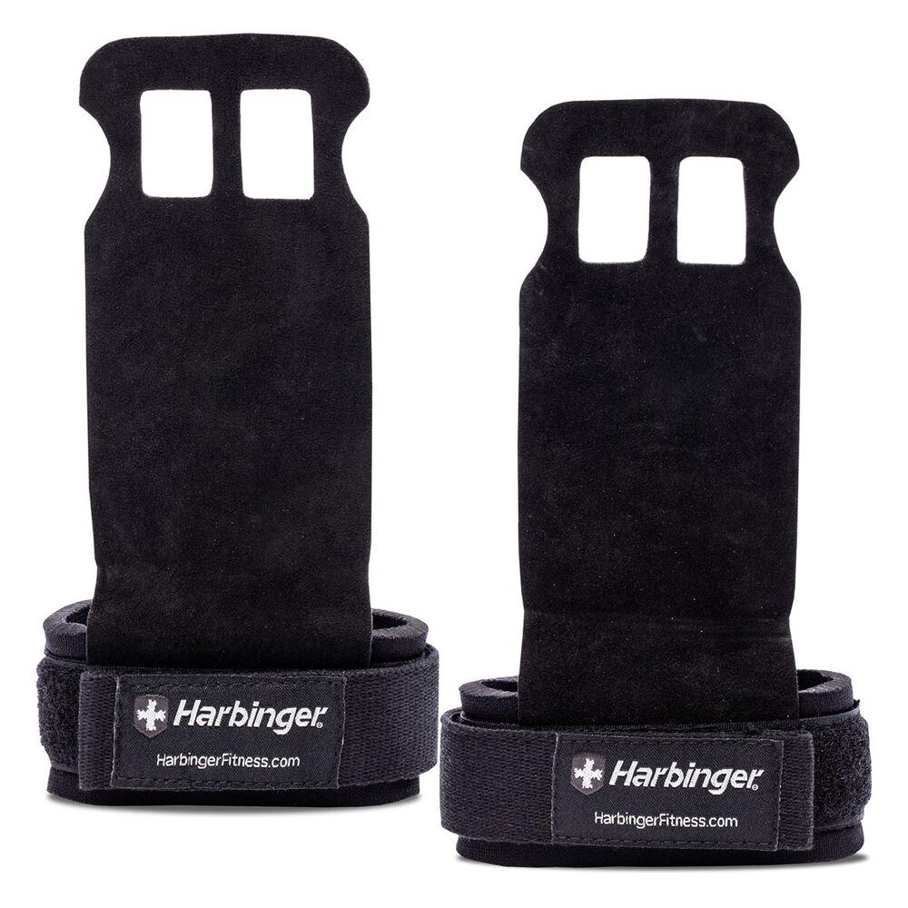 Harbinger Leather Palm Grips - Weight Lifting Gloves for Gym, CrossFit & Workouts - Durable & Comfortable for Men & Women - Perfect for Strength Training, Powerlifting & Fitness