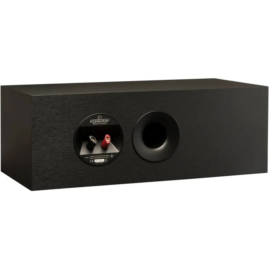 MartinLogan Foundation Series C1 2.5-Way Center Channel Speaker - Premium Home Theater Sound System for Movies & Music