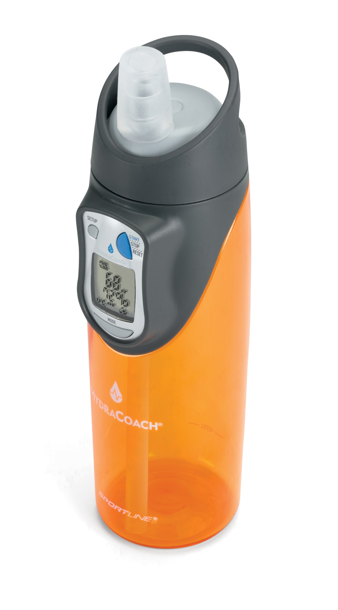 Sportline HydraCoach Smart Water Bottle with Hydration Tracker - Leak Proof BPA Free Sports Water Bottle for Gym, Running & Outdoor Activities