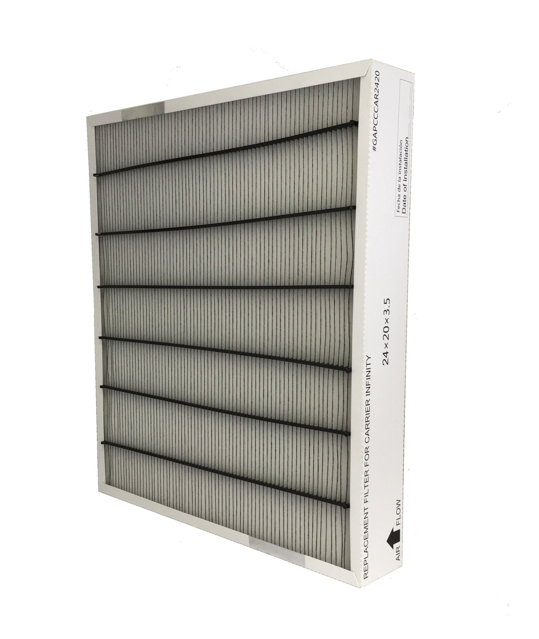 Atomic Compatible Carrier GAPCCCAR2420 24x20 MERV 15 Air Filter Cartridge - Replacement for HVAC Systems, Furnaces & Air Purifiers