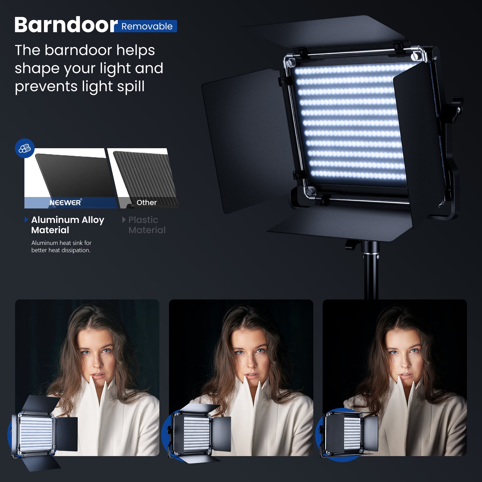 NEEWER 2 Pack NL660 Bi-Color 660 LED Video Light with Stand Kit - Professional Lighting for YouTube, Photography, Live Streaming & Studio Production