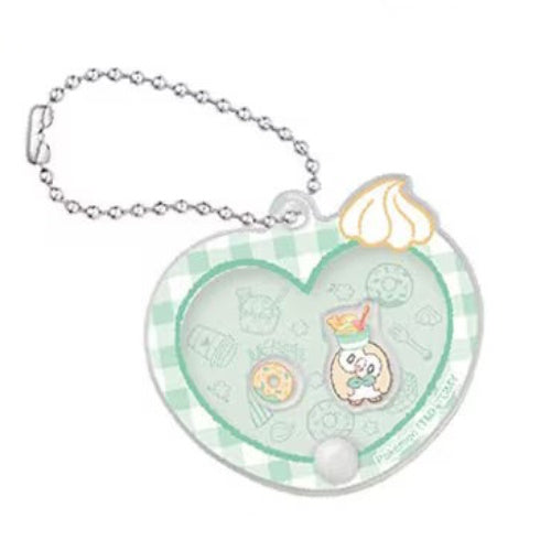 Pokemon Poke Peace Sweets Shop Acrylic Keychain - Takara Tomy 2-Inch Collectible Toy for Backpacks, Keyrings & Anime Merch Displays