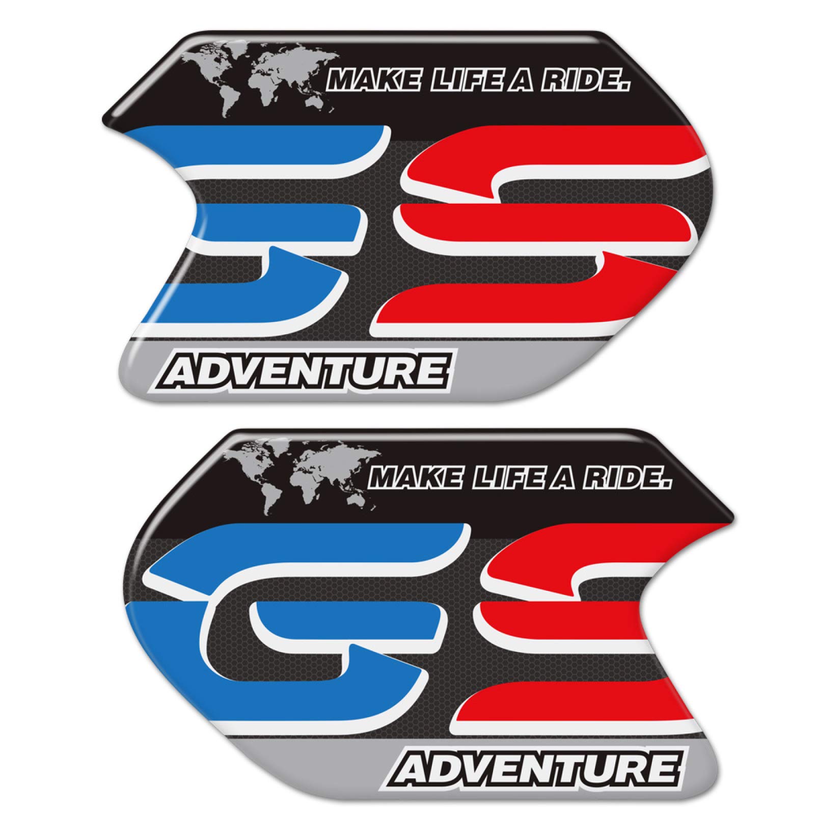 BMW R1200GS R1250GS Tank Pad Protector - Motorcycle Stickers & Decals for Gas Fuel Oil Protection | Adventure GSA R1200 R1250 GS Accessories | Perfect for Off-Road & Long-Distance Riding