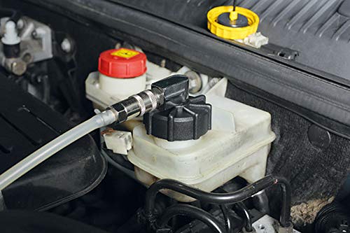 Laser 4832 Manual Pressure Brake Bleeder Kit - 2 Liter Capacity for Car & Motorcycle Brake Fluid Bleeding - Perfect for DIY Auto Repair & Maintenance